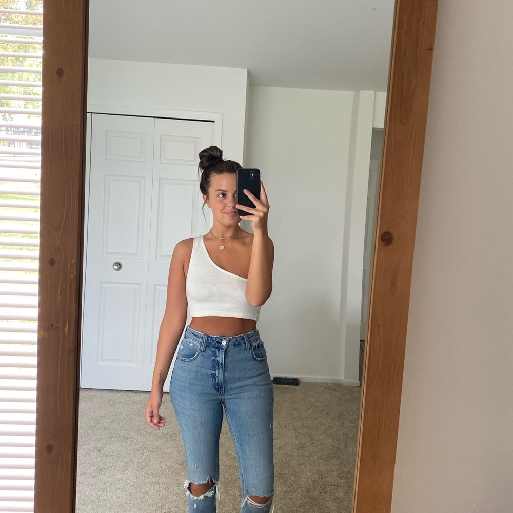 SHEIN one shoulder top